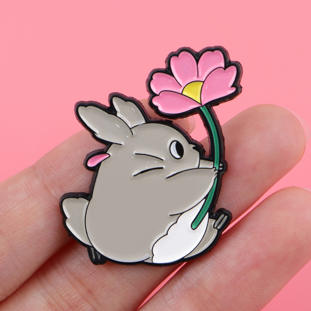 Cute Animal Enamel Pin Anime M - Women Accessories Picture のレビューと価格
