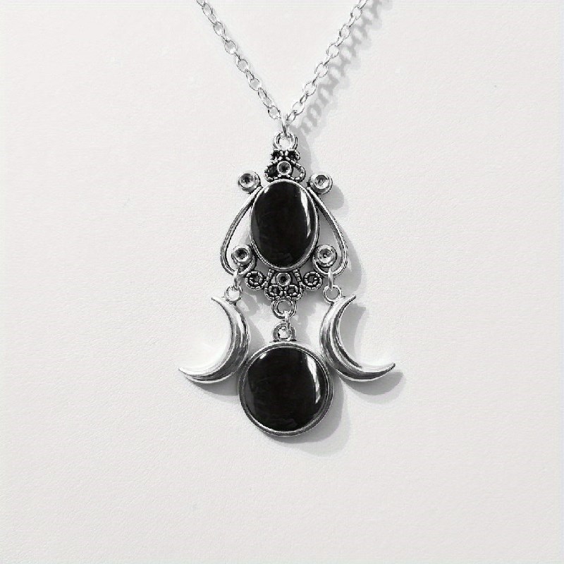 1pc Moon Goddess Necklace Amet - Women'S Vampire Accessories のレビューと価格
