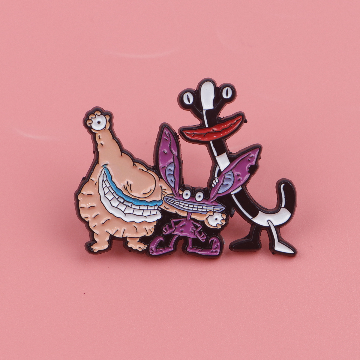 Cartoon Monster Enamel Pin Bad - Women Accessories Picture のレビューと価格