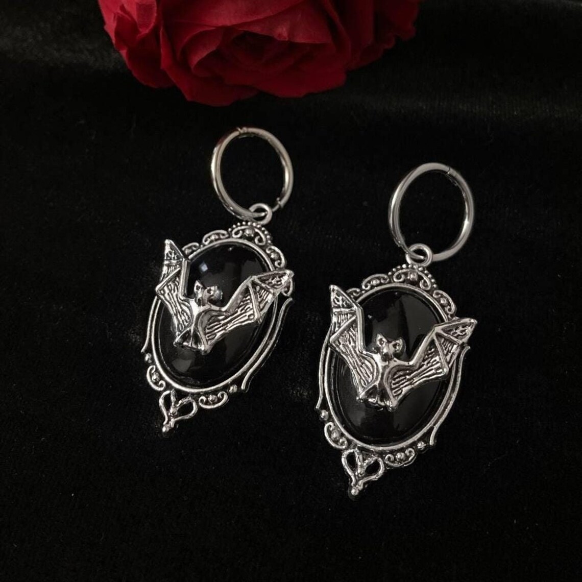 Vampire bat earrings,Gothic je - Women'S Vampire Accessories のレビューと価格