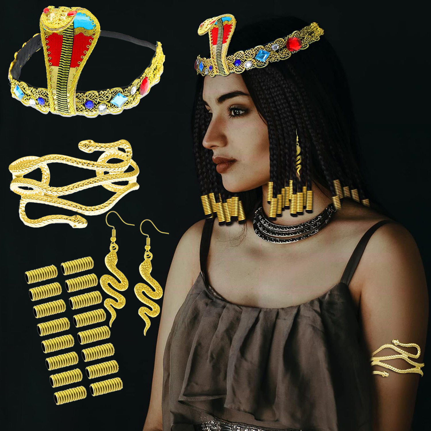 Egyptian Cleopatra Costume Acc - Women'S Egyptian Accessories のレビューと価格