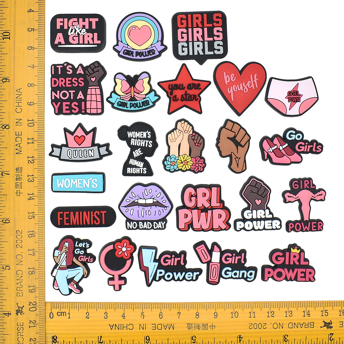Cute Pink Power Shoe Charms De - Women'S Accessories Crocs のレビューと価格