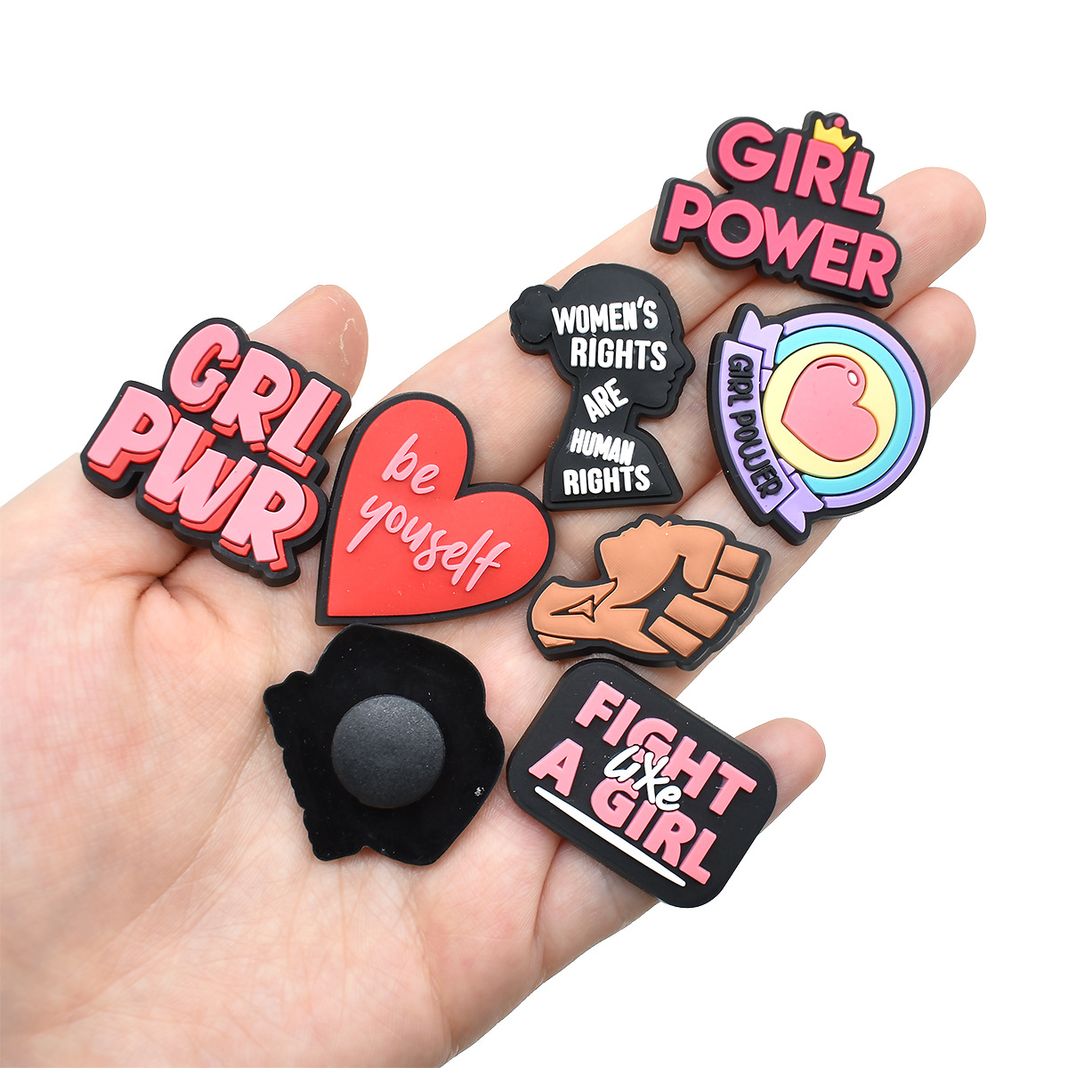 Cute Pink Power Shoe Charms De - Women'S Accessories Crocs のレビューと価格
