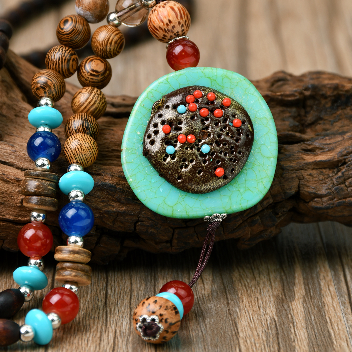 Nepal Vintage Ethnic Style Woo - Women Accessories Nepal のレビューと価格