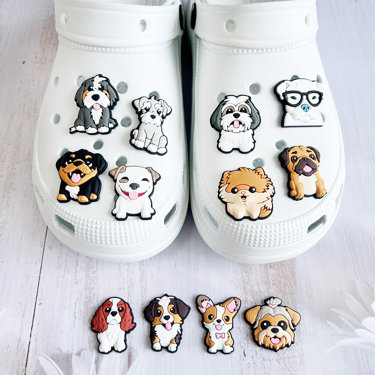 Cute Animals Dog Shoe Charms f - Women'S Accessories Crocs のレビューと価格