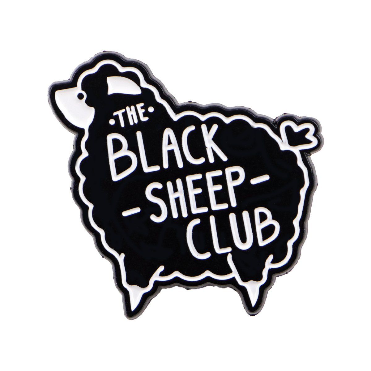 Cartoon Black Sheep Enamel Pin - Women Accessories Picture のレビューと価格