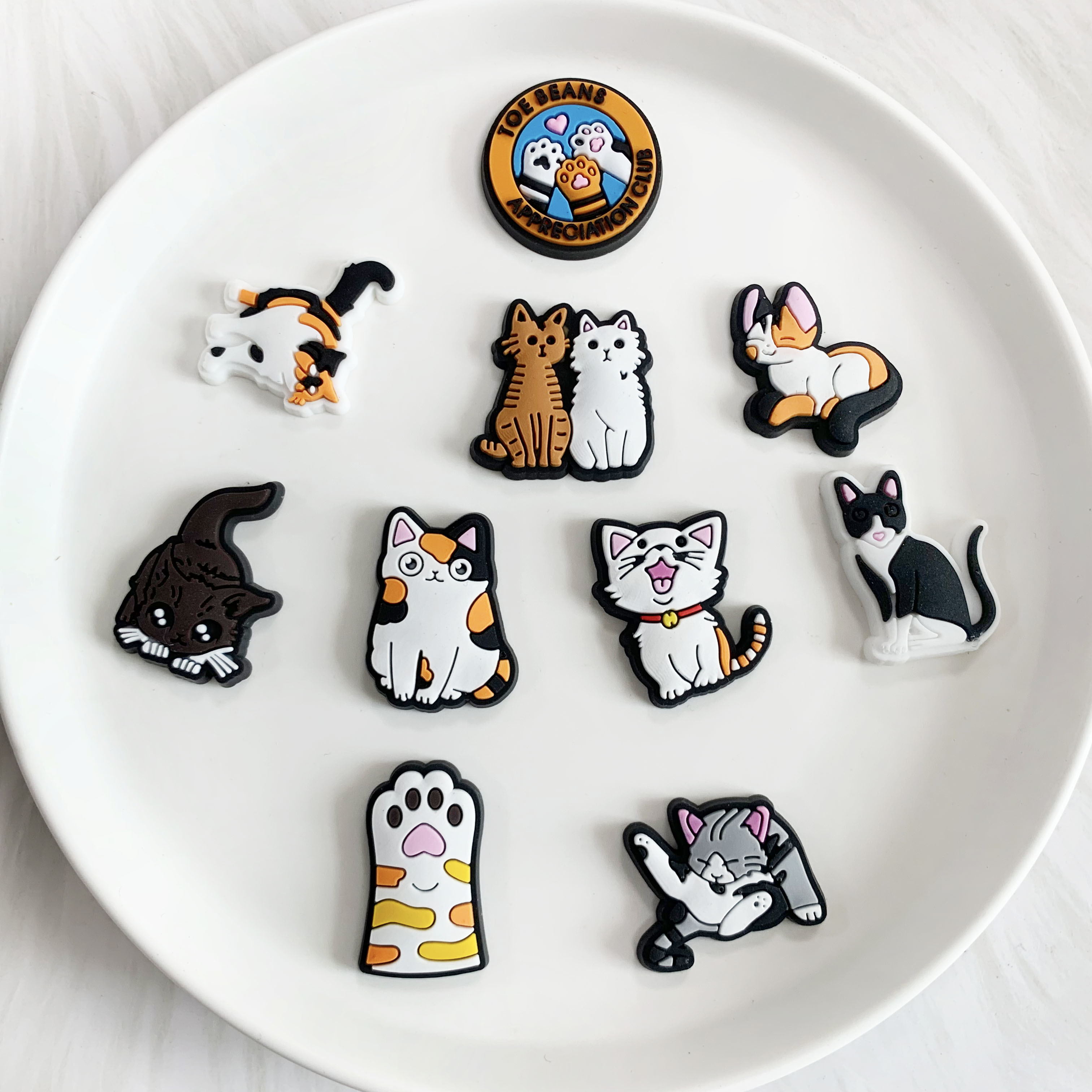 23Pcs Cute Cat Shoe Charms, Cr - Women'S Accessories Crocs のレビューと価格
