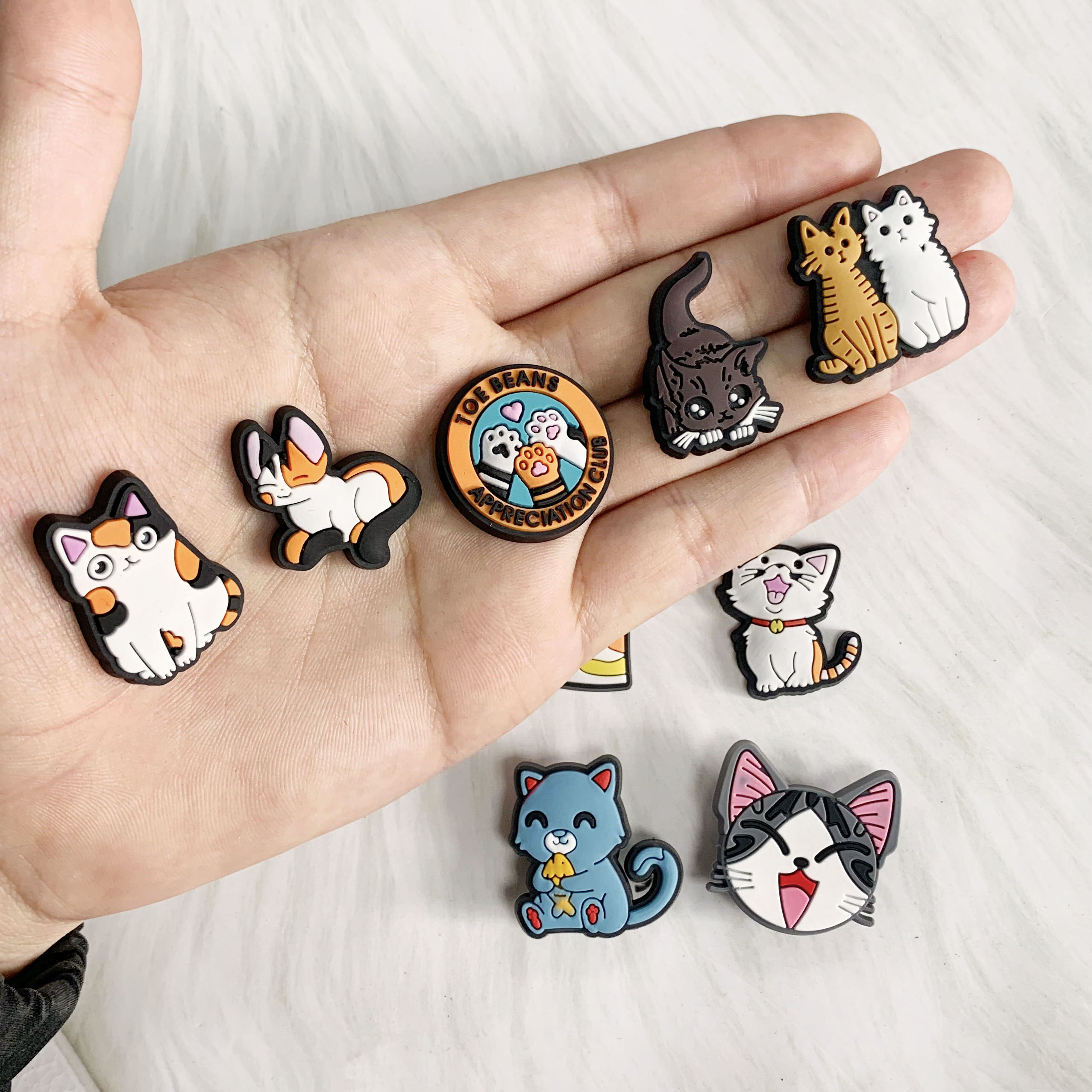 23Pcs Cute Cat Shoe Charms, Cr - Women'S Accessories Crocs のレビューと価格