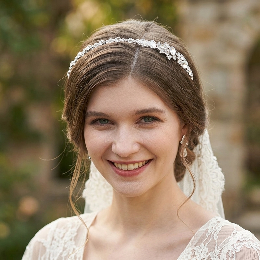Alloy Rhinestone Crown Headban - Women'S Hair Accessories Wedding のレビューと価格