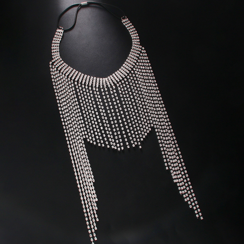 Boho Crystal Tassel Hair Chain - Women Accessories India のレビューと価格