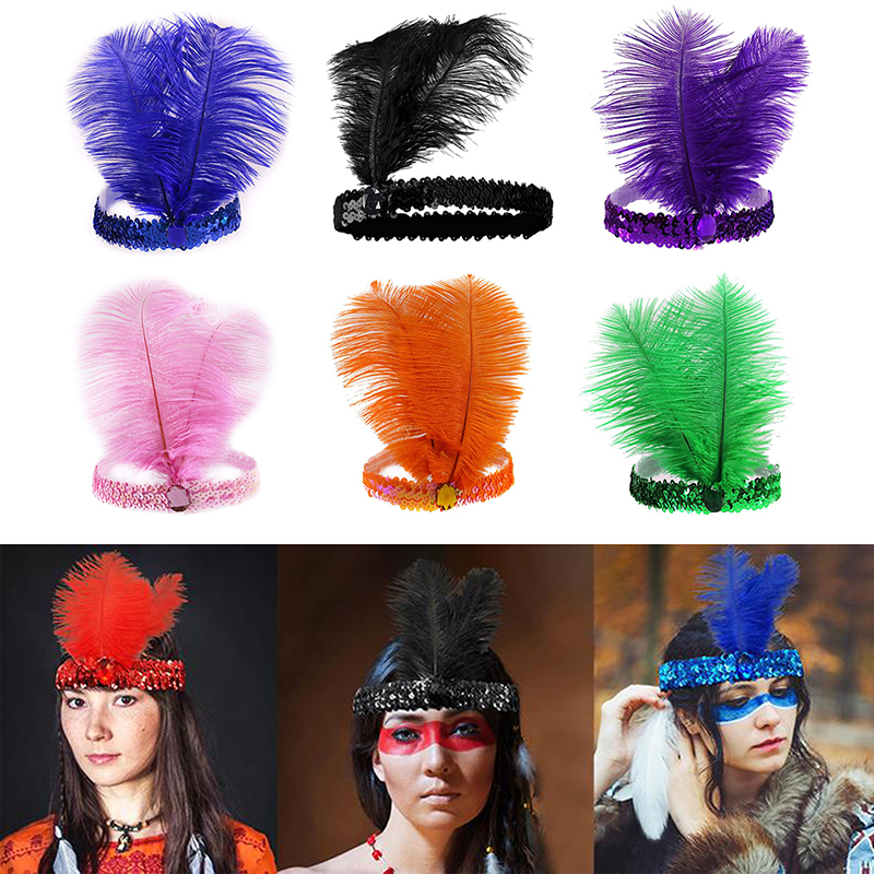 Sequins Feather Crystal Headba - Women Accessories India のレビューと価格
