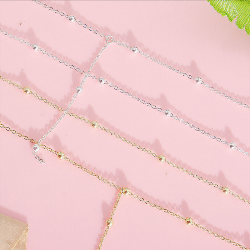 New Trendy 925 Sterling Silver - Layered Necklace Set のレビューと価格