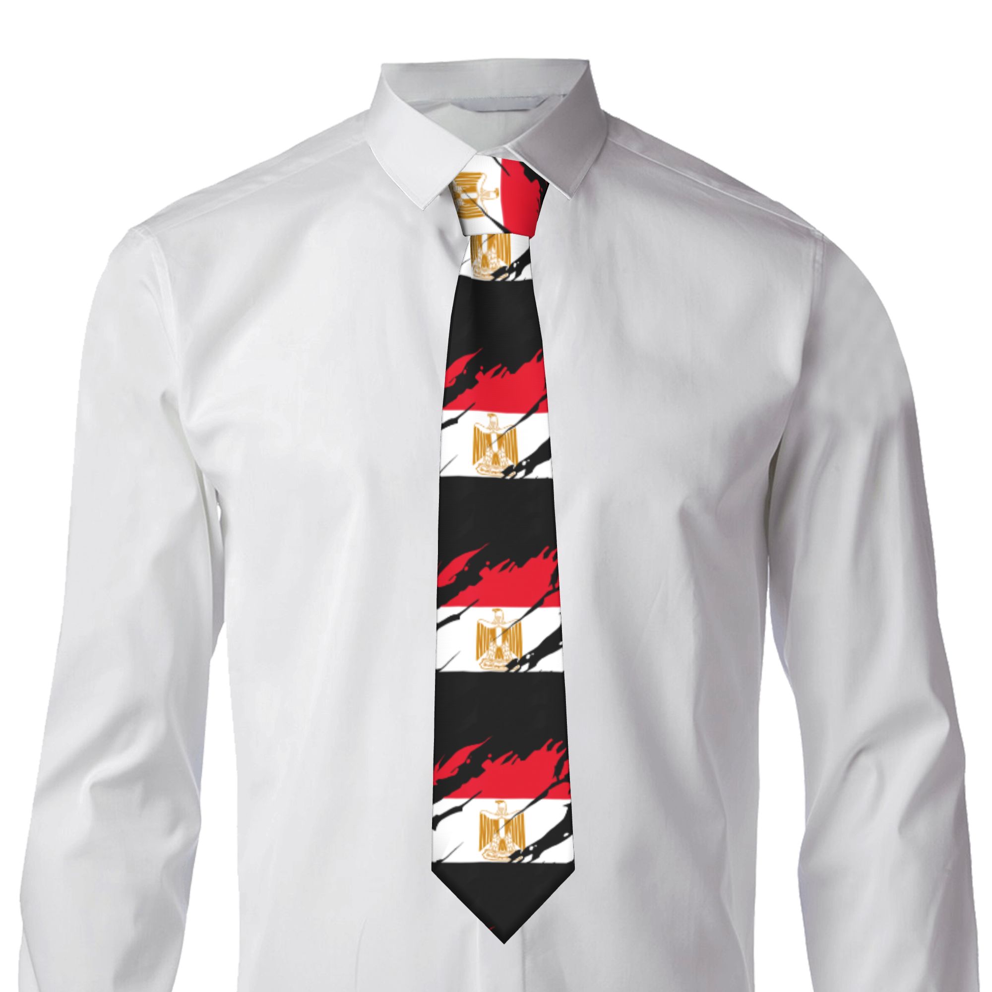 Egypt Egyptian Flag Necktie Un - Women'S Egyptian Accessories のレビューと価格