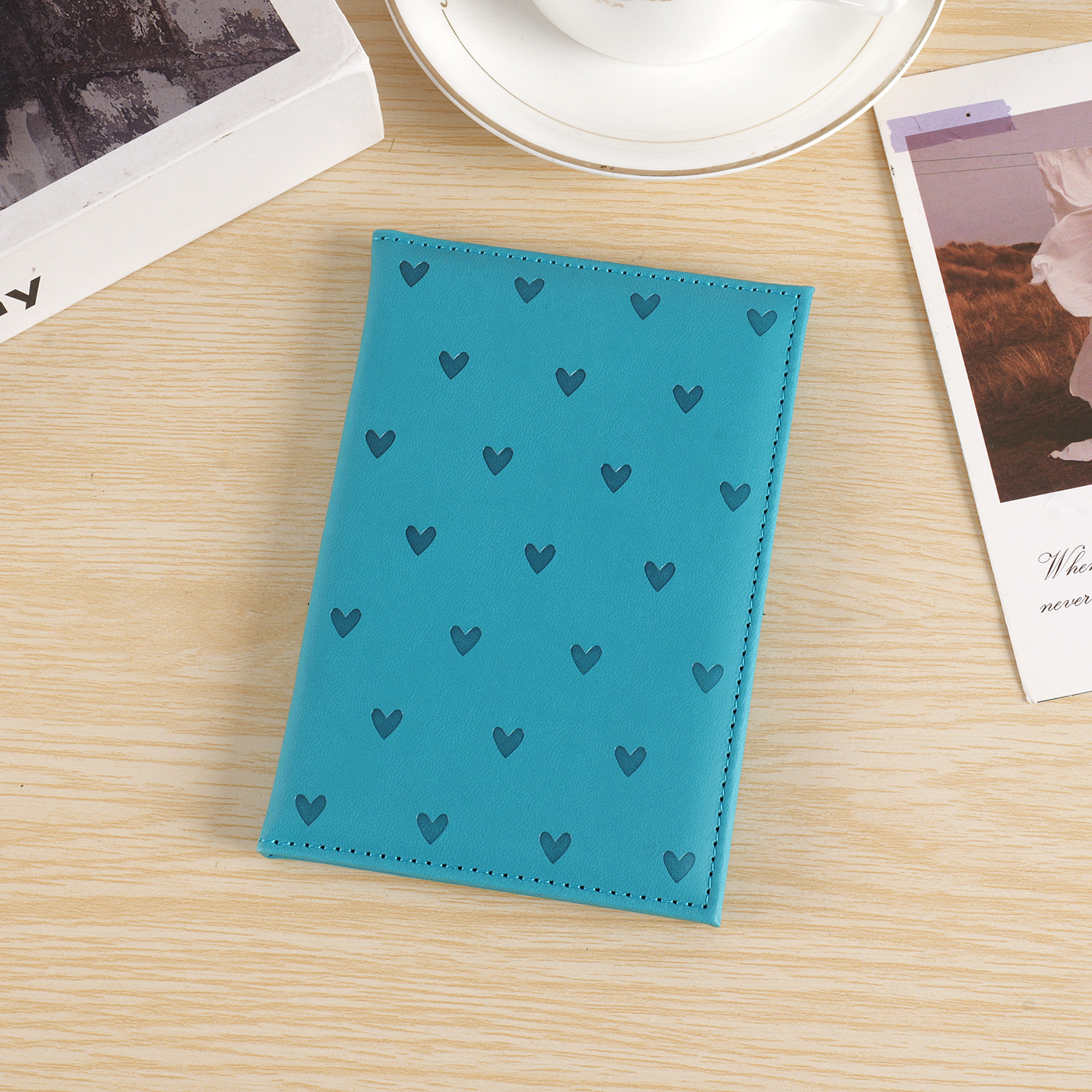 Cute Heart Print Passport Cove - Women'S Accessories Wallet のレビューと価格