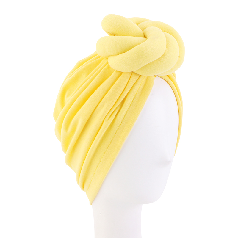 Large flower Cable knotted tur - Women Accessories India のレビューと価格