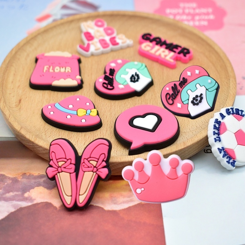 16Pcs Pink Shoe Charms for Cro - Women'S Accessories Crocs のレビューと価格