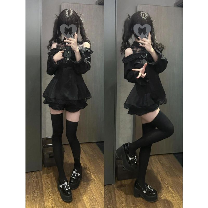 Women Lolita Two Piece Set Col - Layered Necklace Set のレビューと価格
