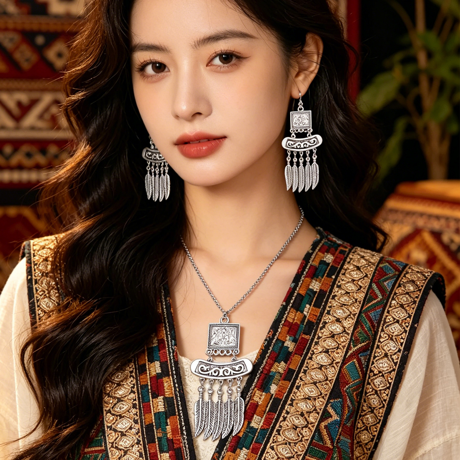 Vintage Silver Ethnic Alloy Ca - Women Accessories Nepal のレビューと価格
