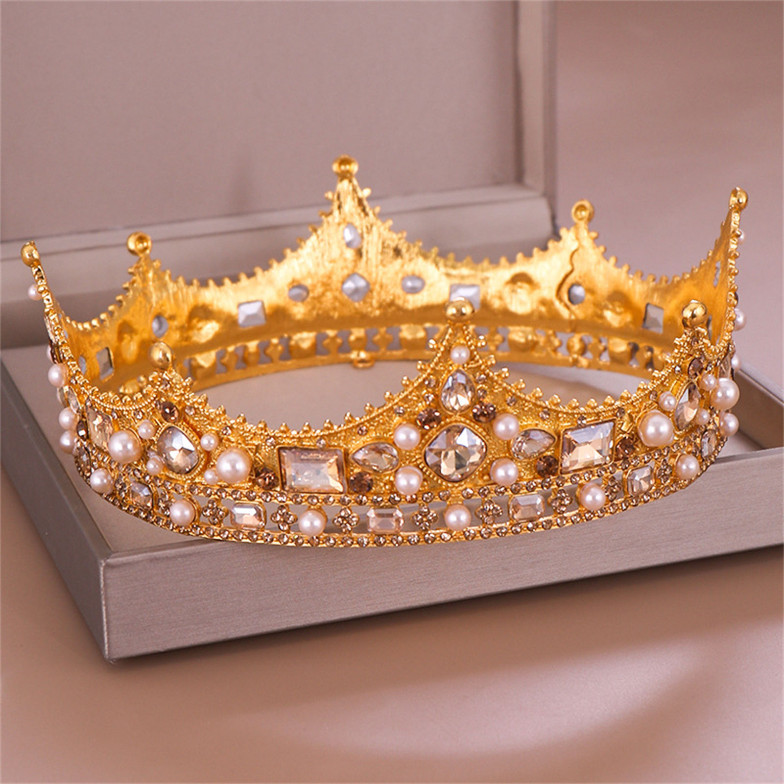 Alloy Crown Tiara Retro Bridal - Women'S Hair Accessories Wedding のレビューと価格