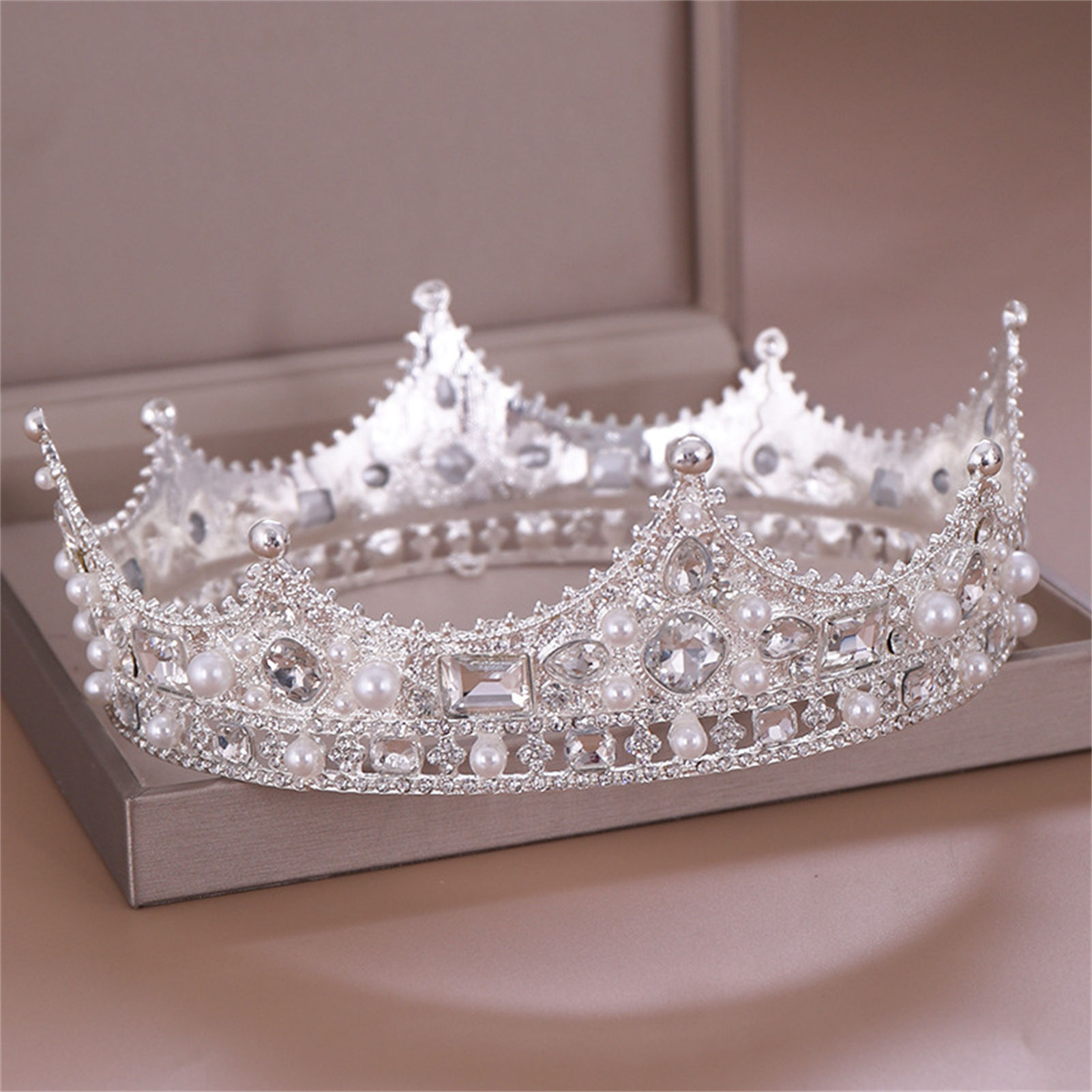 Alloy Crown Tiara Retro Bridal - Women'S Hair Accessories Wedding のレビューと価格