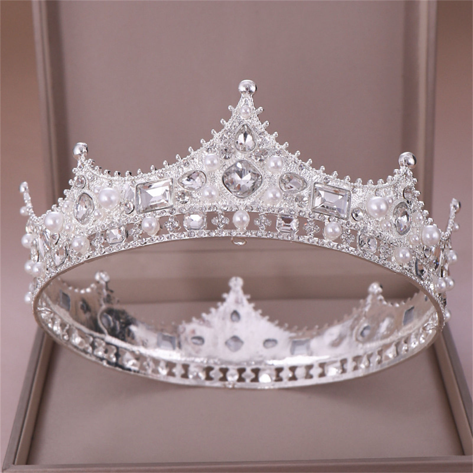 Alloy Crown Tiara Retro Bridal - Women'S Hair Accessories Wedding のレビューと価格