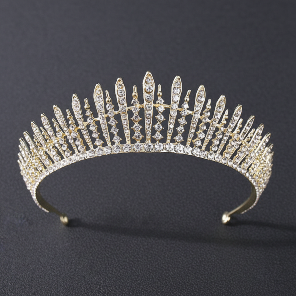 Bridal Crystal-Crown Headband  - Women'S Hair Accessories Wedding のレビューと価格