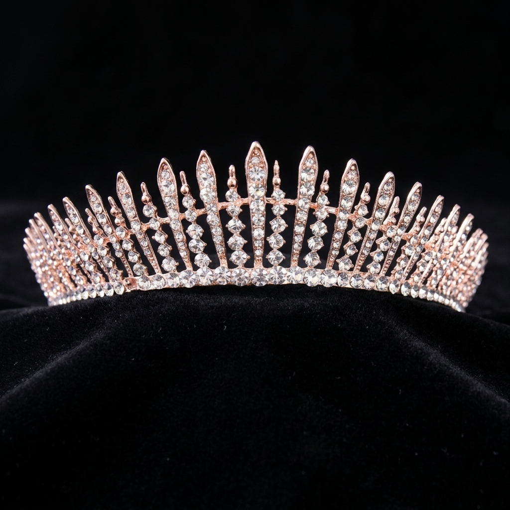 Bridal Crystal-Crown Headband  - Women'S Hair Accessories Wedding のレビューと価格